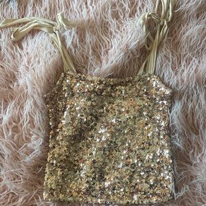 Free People Sequin Top
